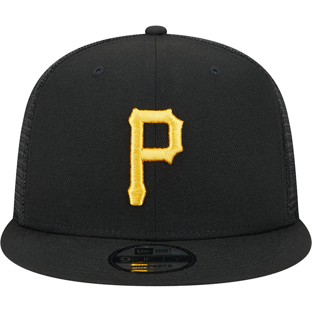 MLB Pittsburgh Pirates New Era OTC Trucker 9FIFTY Snapback Hat - Black