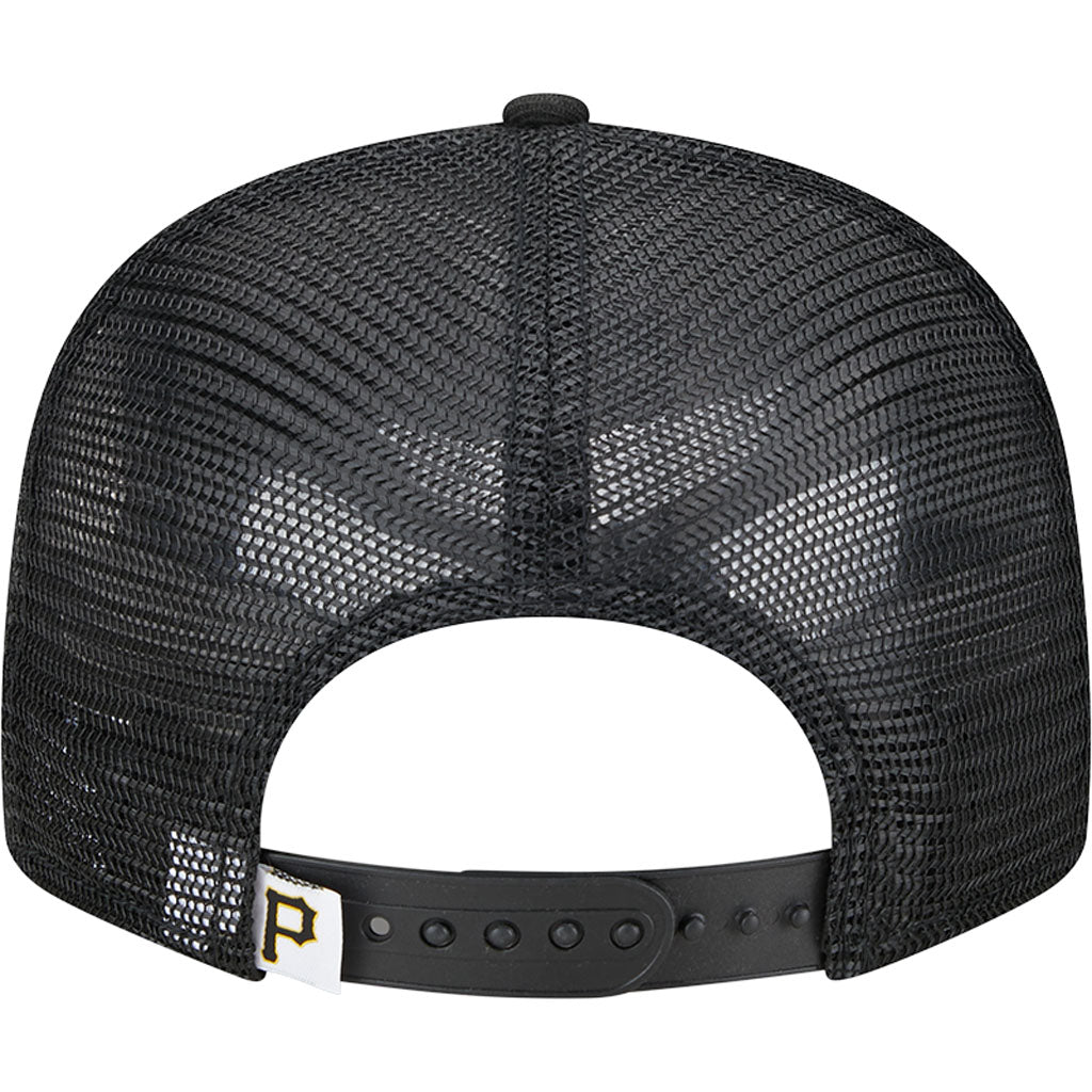 MLB Pittsburgh Pirates New Era OTC Trucker 9FIFTY Snapback Hat - Black