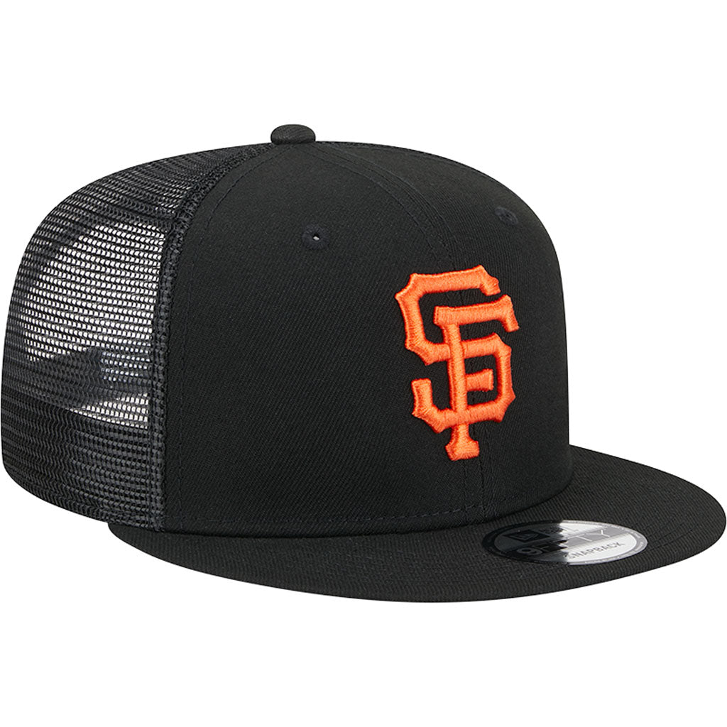 MLB San Francisco Giants New Era OTC Trucker 9FIFTY Snapback Hat - Black