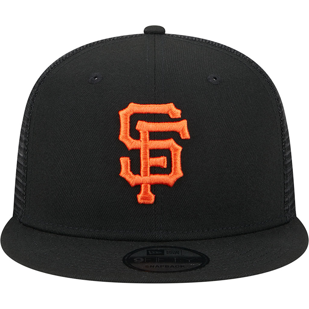 MLB San Francisco Giants New Era OTC Trucker 9FIFTY Snapback Hat - Black