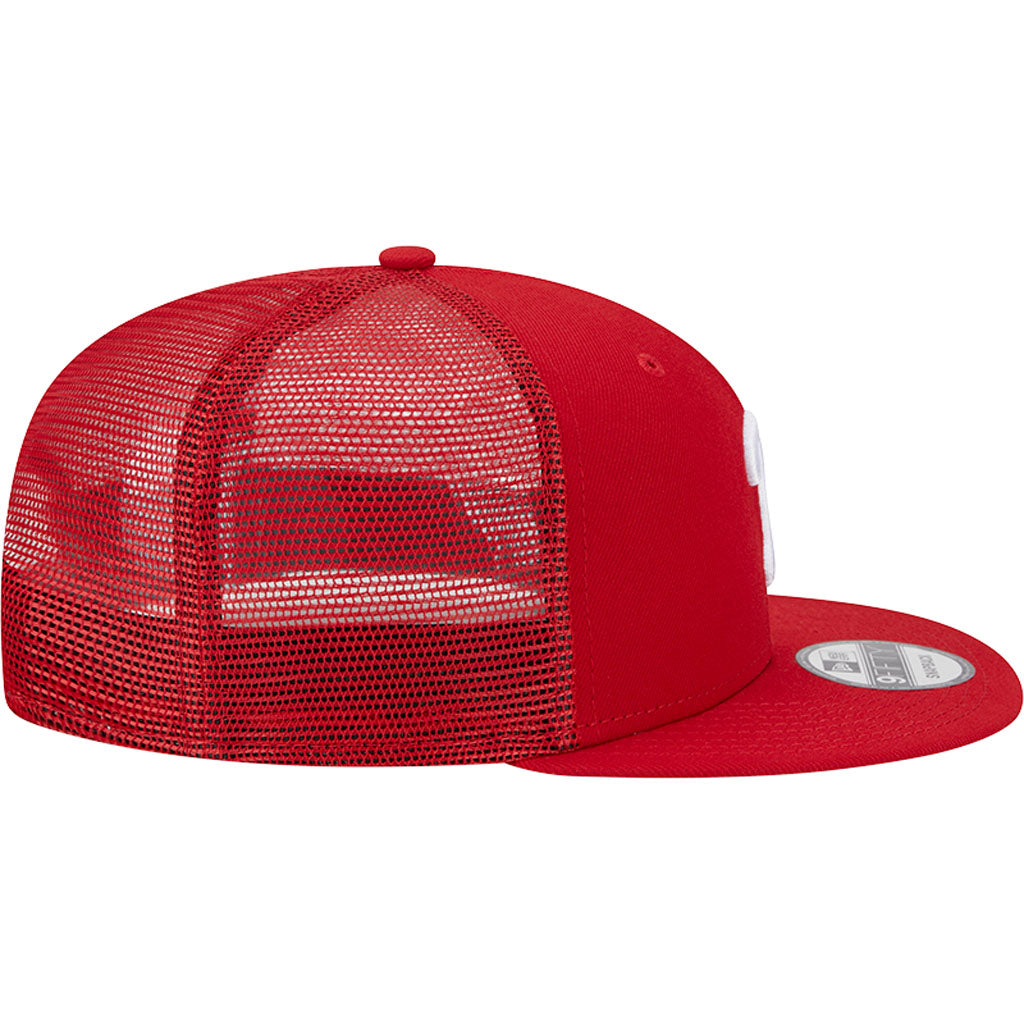 MLB Philadelphia Phillies New Era OTC Trucker 9FIFTY Snapback Hat - Red