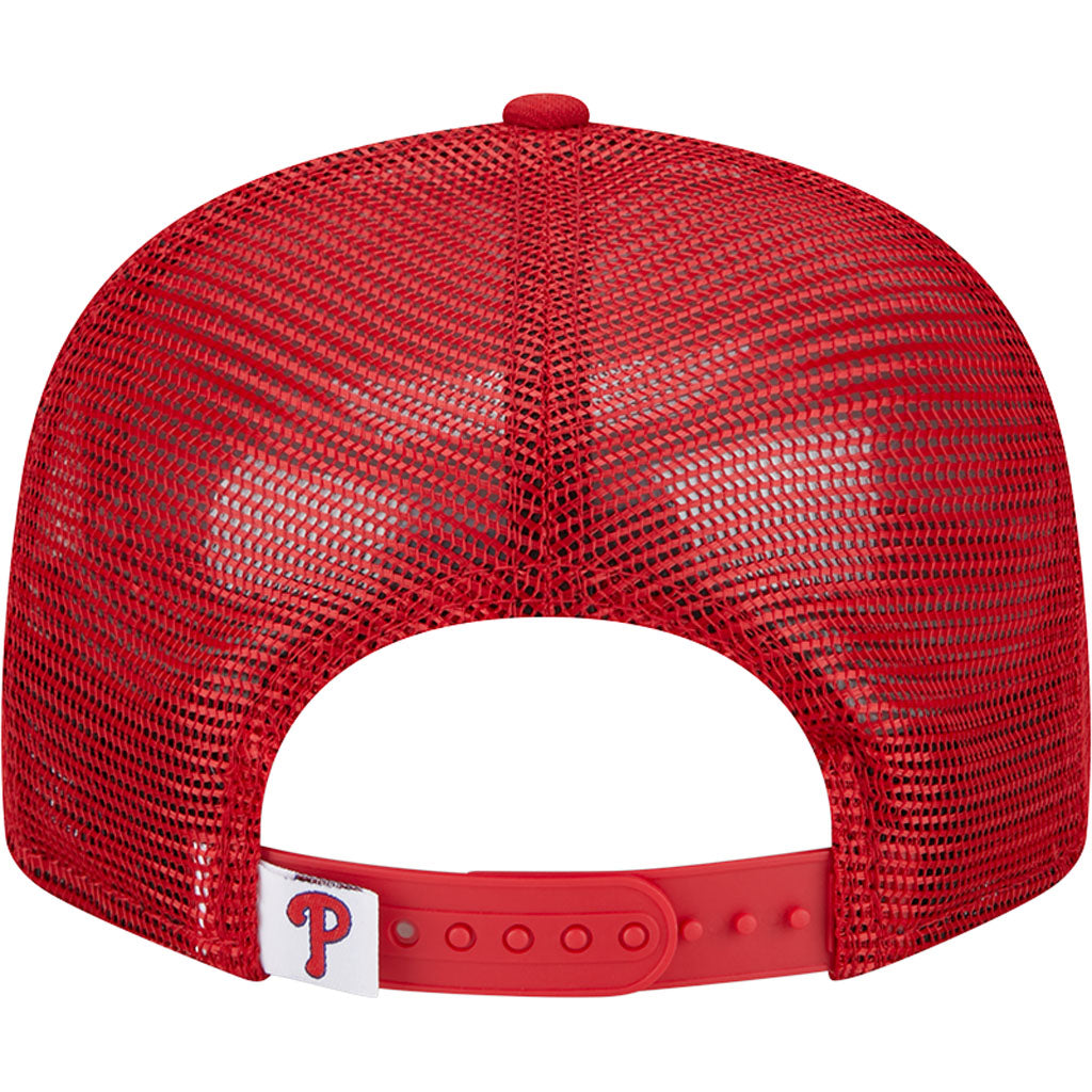 MLB Philadelphia Phillies New Era OTC Trucker 9FIFTY Snapback Hat - Red