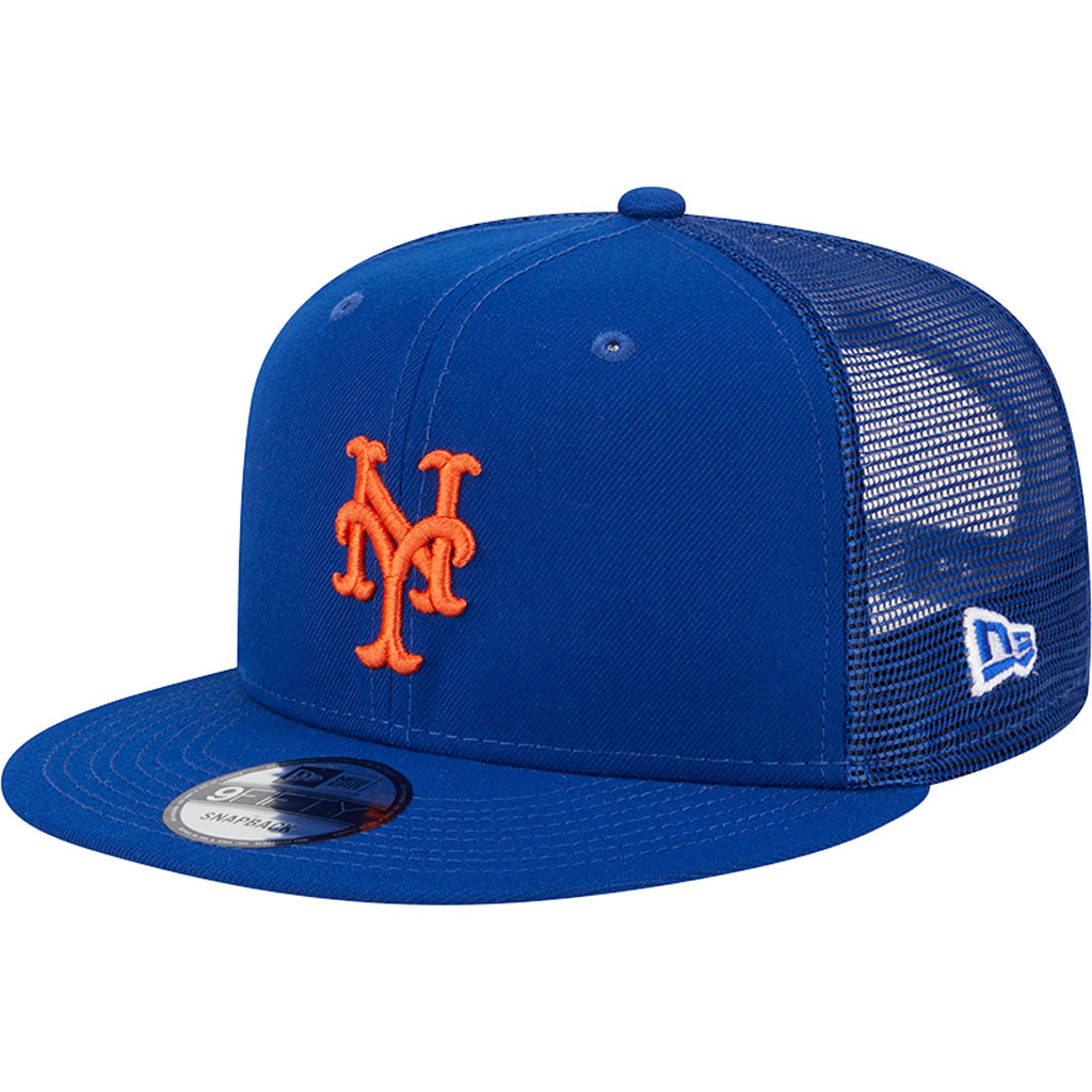 MLB New York Mets New Era OTC Trucker 9FIFTY Snapback Hat - Blue