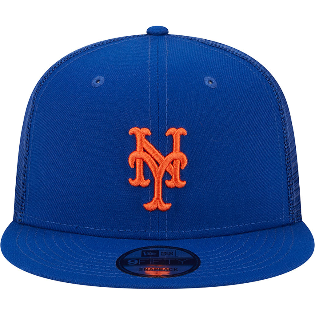 MLB New York Mets New Era OTC Trucker 9FIFTY Snapback Hat - Blue