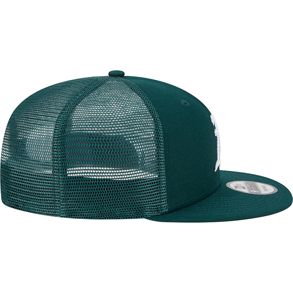 MLB Athletics New Era OTC Trucker 9FIFTY Snapback Hat - Green