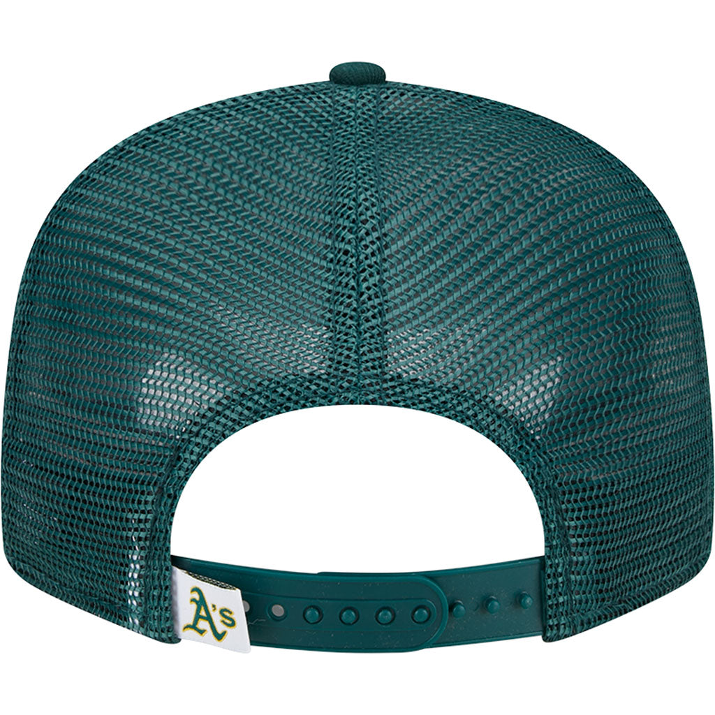 MLB Athletics New Era OTC Trucker 9FIFTY Snapback Hat - Green