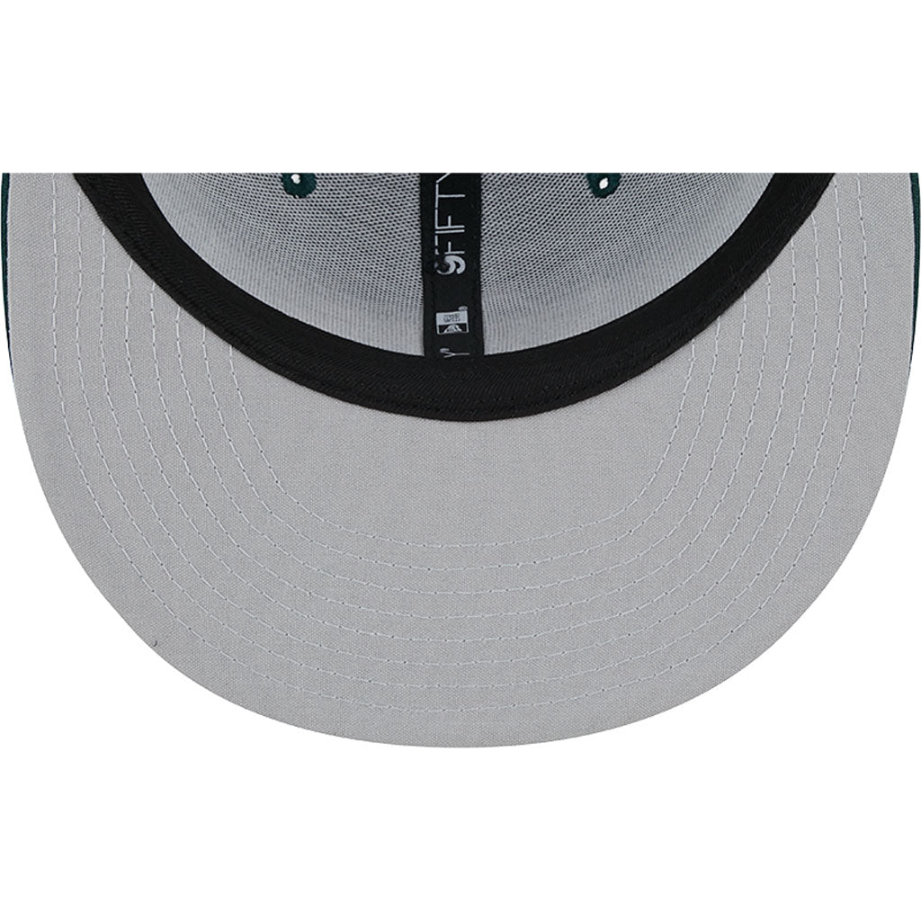 MLB Athletics New Era OTC Trucker 9FIFTY Snapback Hat - Green