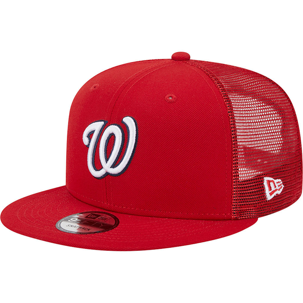 MLB Washington Nationals New Era OTC Trucker 9FIFTY Snapback Hat - Red