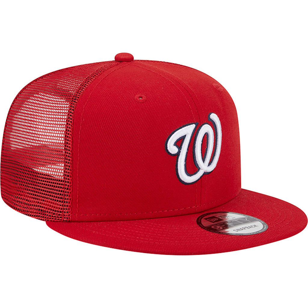 MLB Washington Nationals New Era OTC Trucker 9FIFTY Snapback Hat - Red