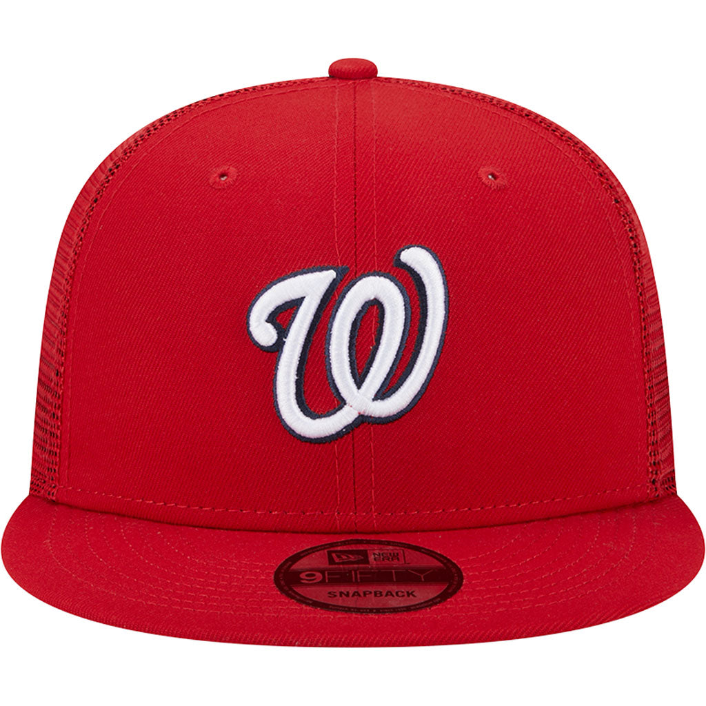 MLB Washington Nationals New Era OTC Trucker 9FIFTY Snapback Hat - Red
