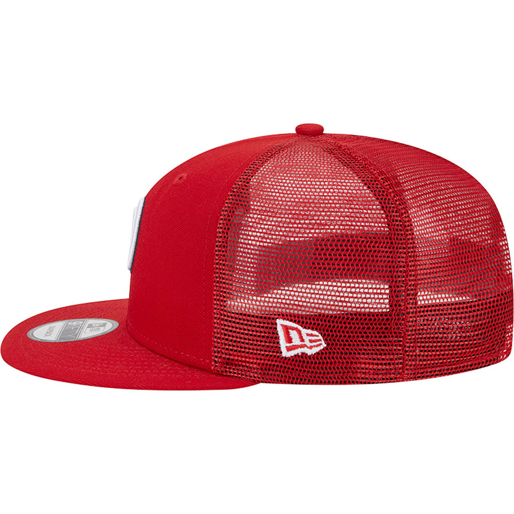 MLB Washington Nationals New Era OTC Trucker 9FIFTY Snapback Hat - Red