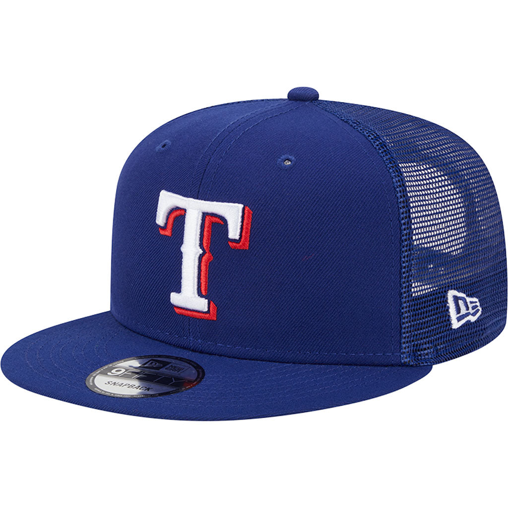 MLB Texas Rangers New Era OTC Trucker 9FIFTY Snapback Hat - Blue