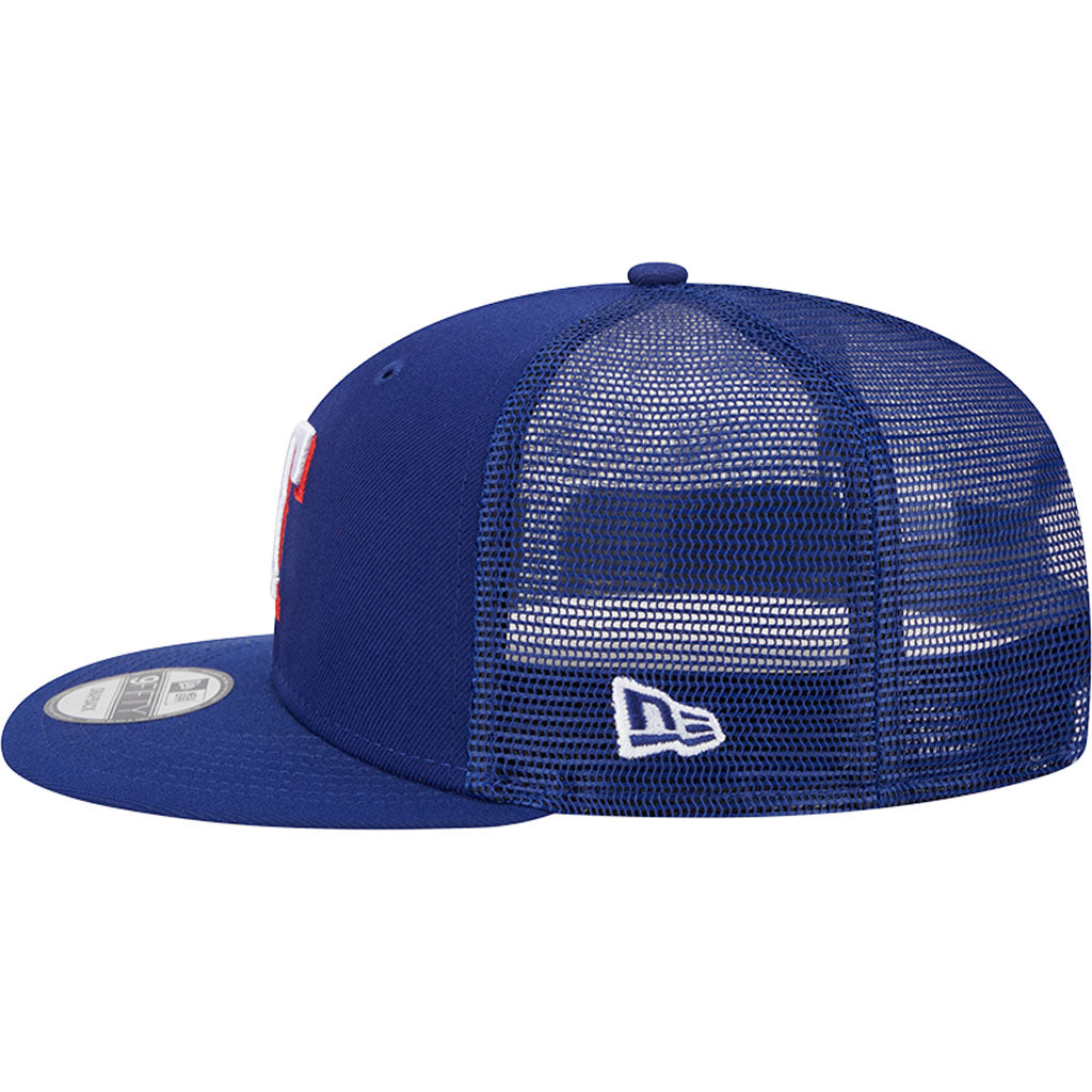 MLB Texas Rangers New Era OTC Trucker 9FIFTY Snapback Hat - Blue