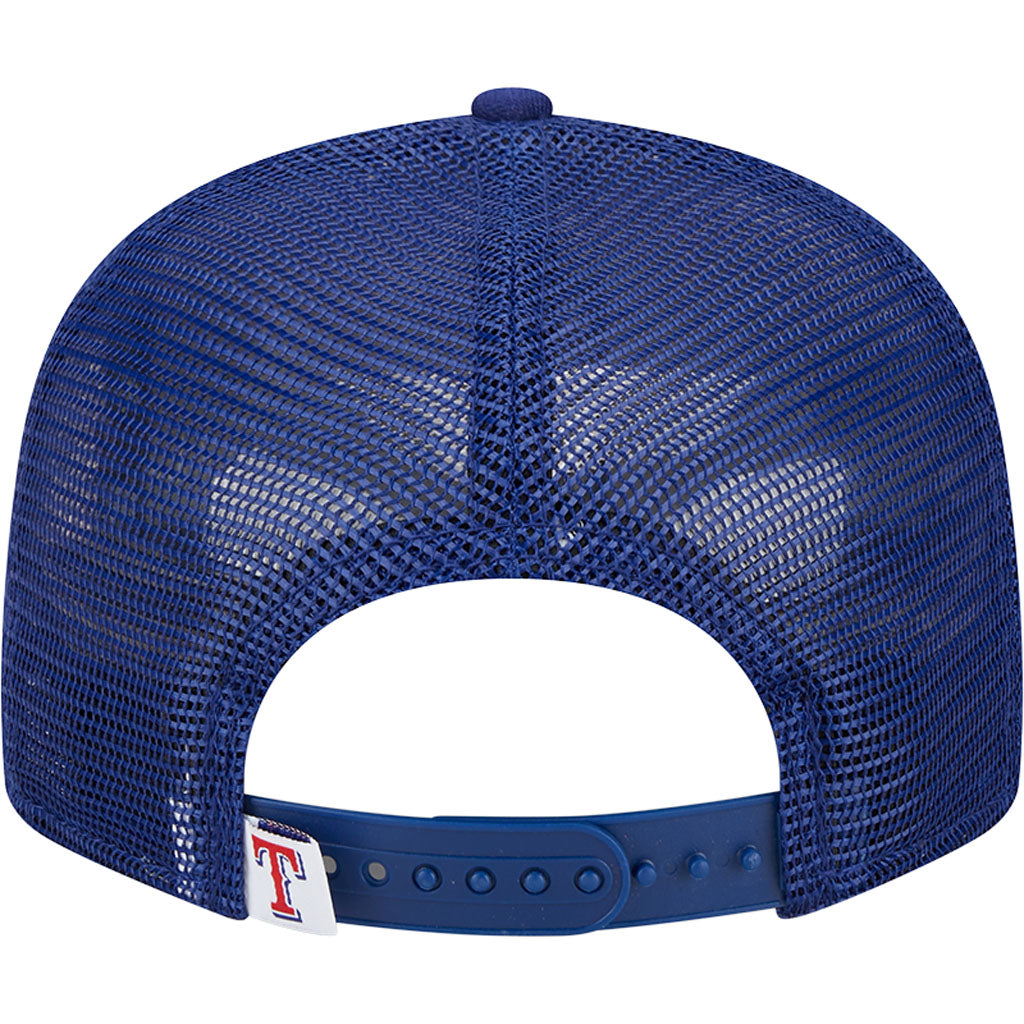 MLB Texas Rangers New Era OTC Trucker 9FIFTY Snapback Hat - Blue
