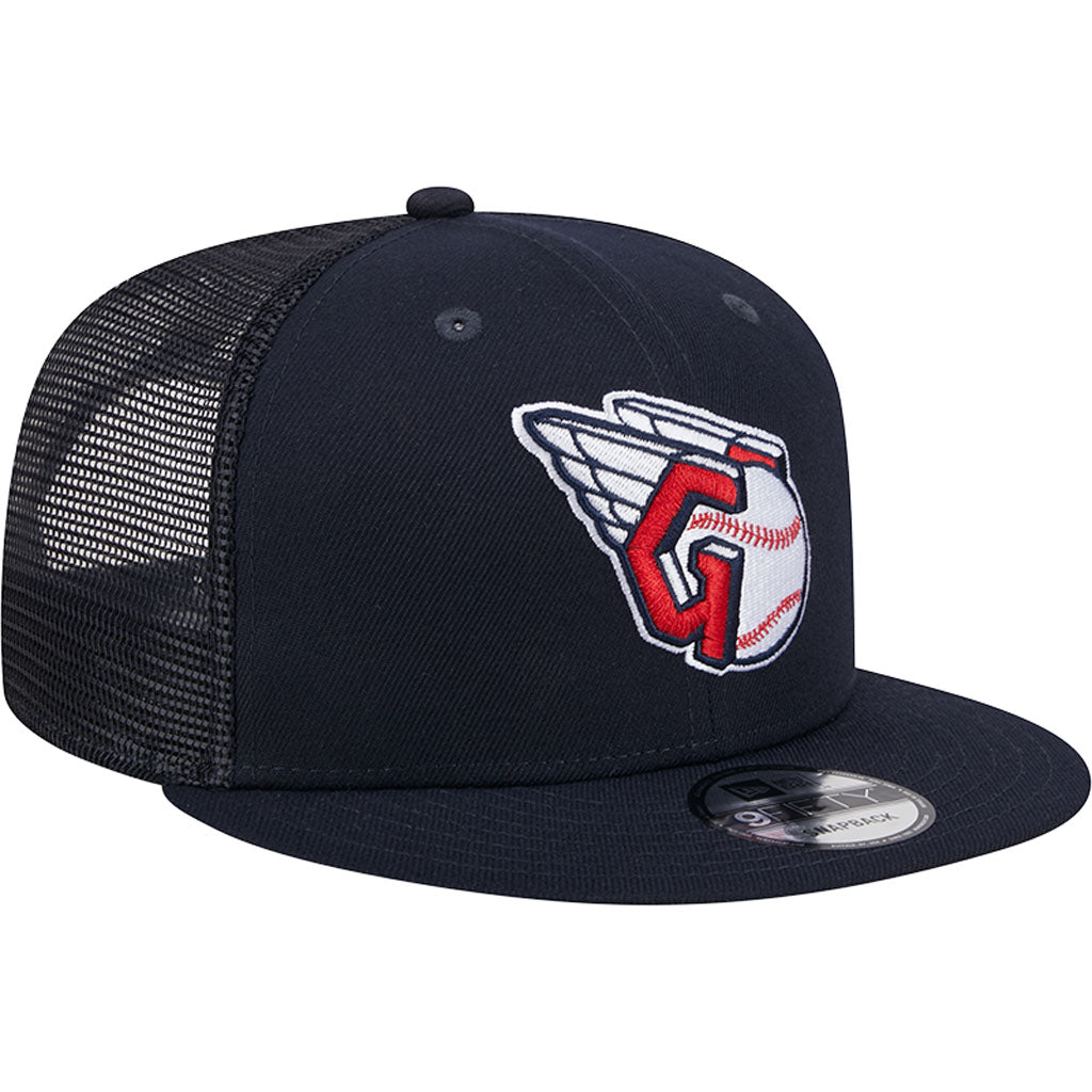 MLB Cleveland Guardians New Era OTC Trucker 9FIFTY Snapback Hat - Navy