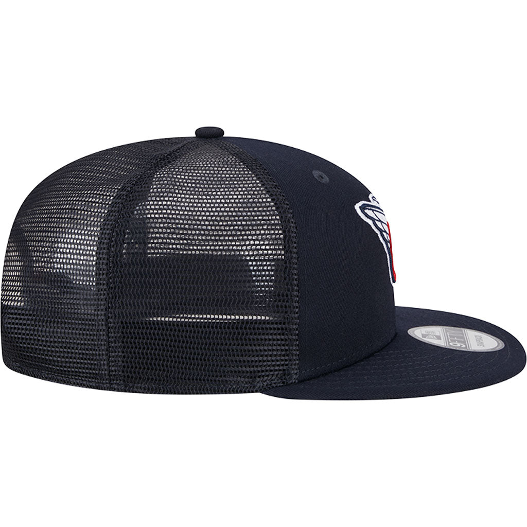 MLB Cleveland Guardians New Era OTC Trucker 9FIFTY Snapback Hat - Navy