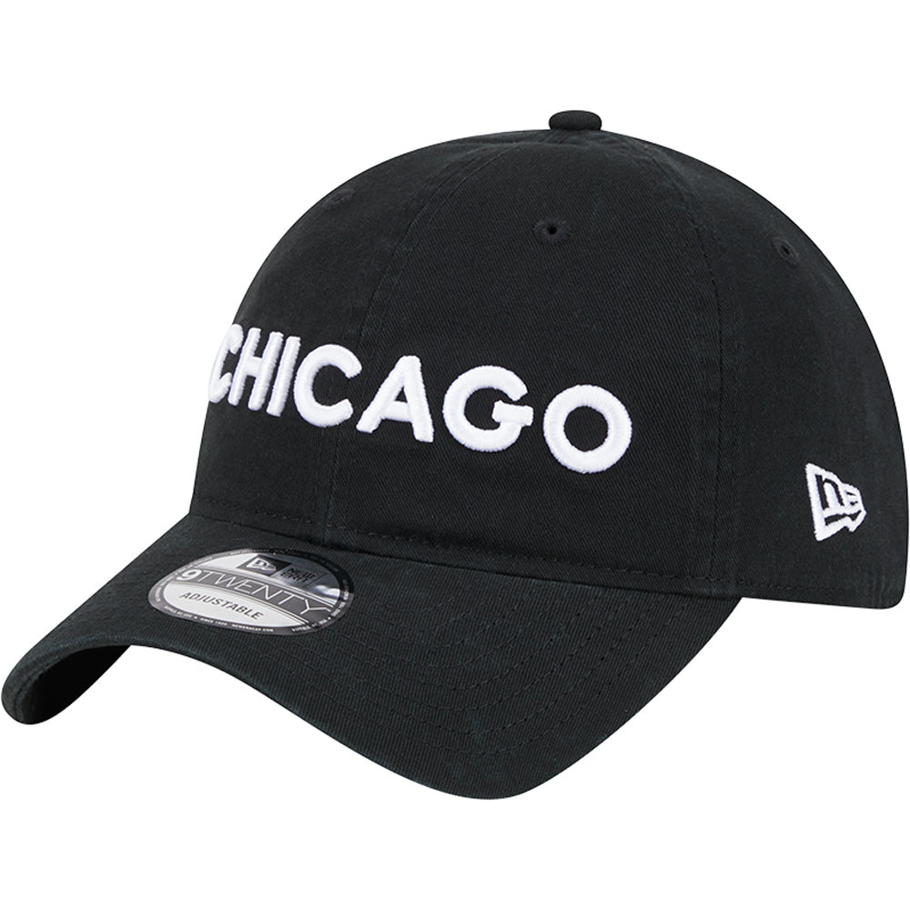 NBA Chicago Bulls New Era 2023/24 City Edition 9TWENTY Adjustable Hat - Black