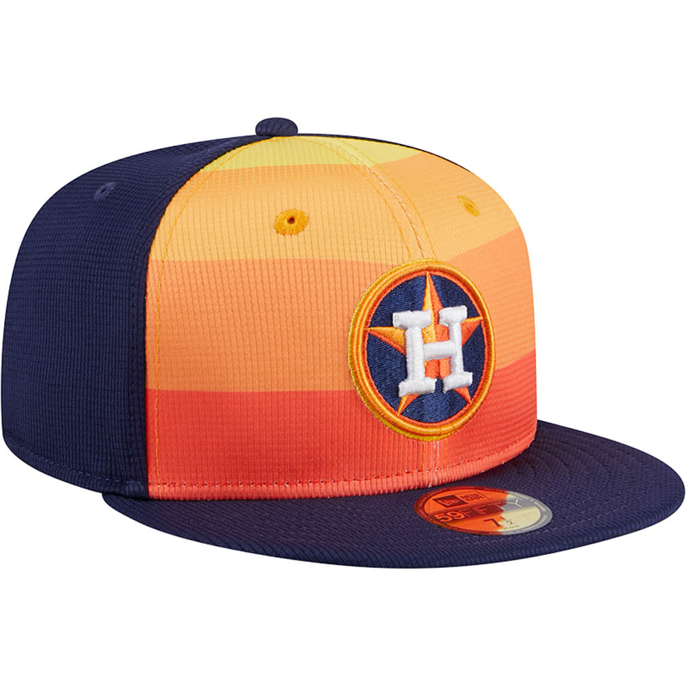 MLB Houston Astros New Era 2025 Batting Practice 59FIFTY Fitted Hat - Navy
