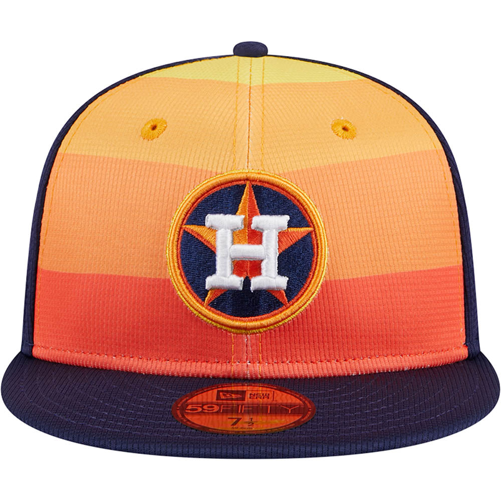 MLB Houston Astros New Era 2025 Batting Practice 59FIFTY Fitted Hat - Navy
