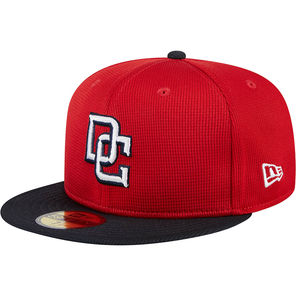 MLB Washington Nationals New Era 2025 Batting Practice 59FIFTY Fitted Hat - Red