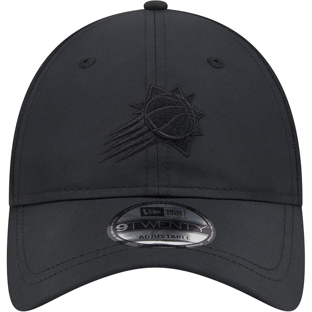 NBA Phoenix Suns New Era Black on Black Active 9TWENTY Adjustable Hat - Black
