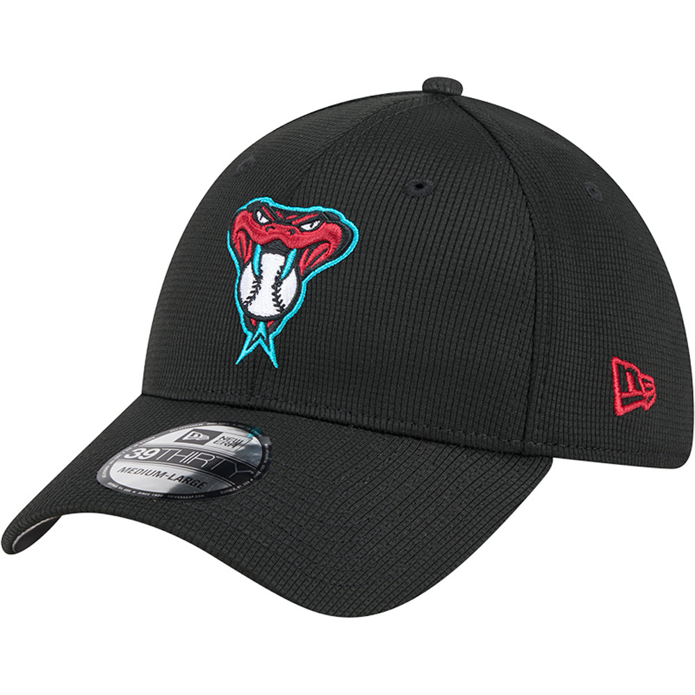 MLB Arizona Diamondbacks New Era Active 39THIRTY Flex Fit Hat - Black