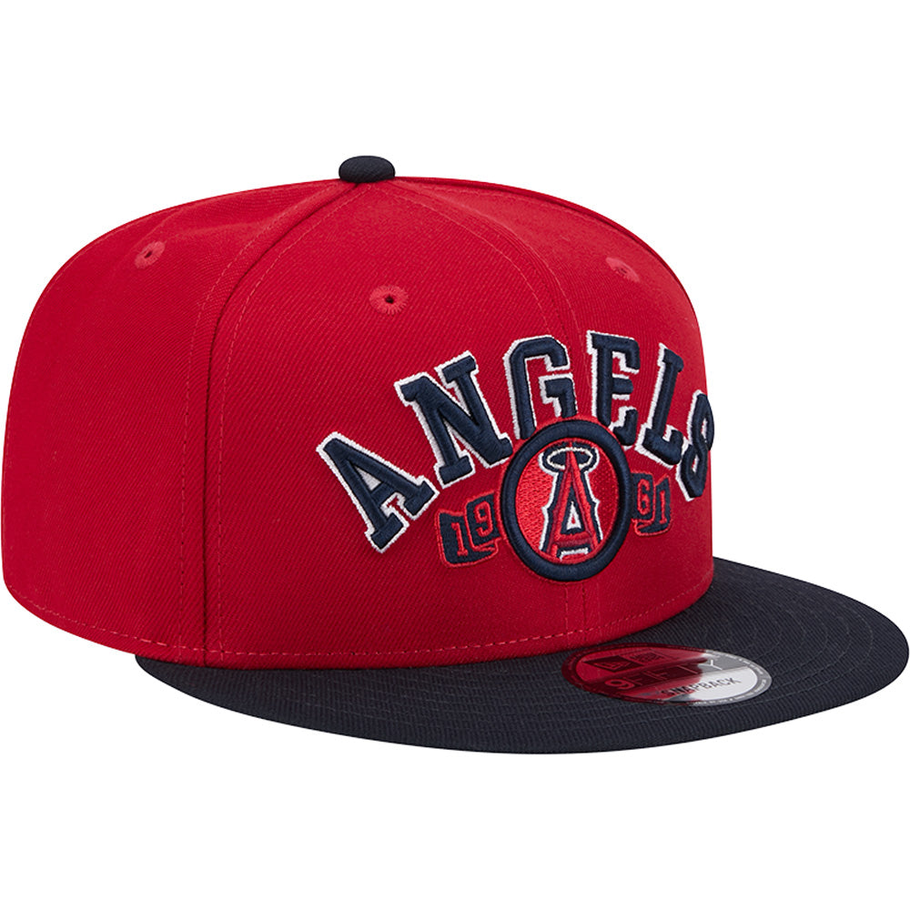 MLB Los Angeles Angels New Era Two-Tone Throwback Arch 9FIFTY Snapback