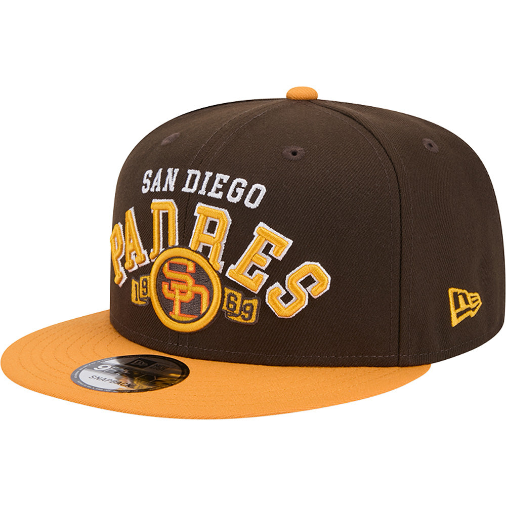 MLB San Diego Padres New Era Two-Tone Throwback Arch 9FIFTY Snapback