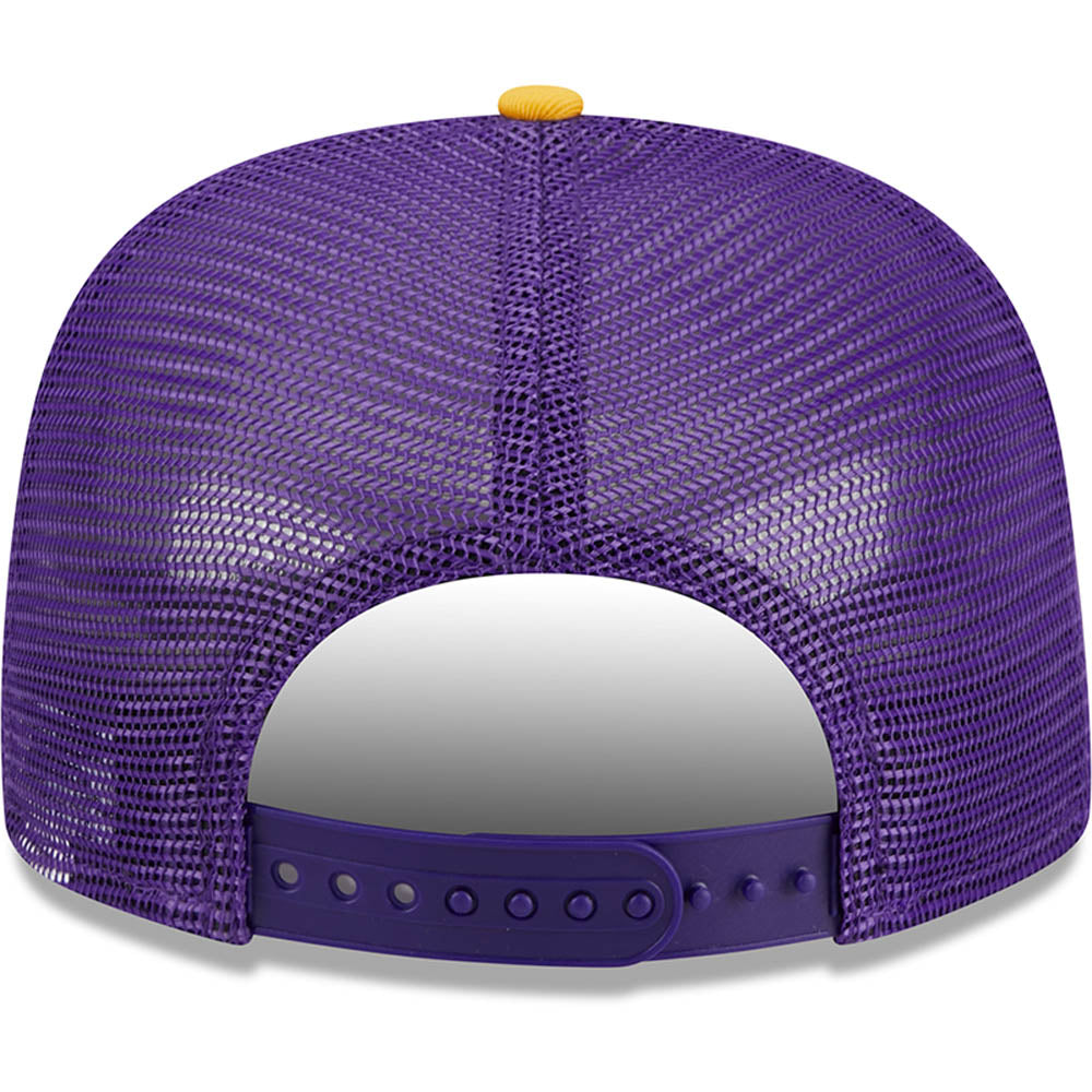 NBA Los Angeles Lakers New Era Gameday 9FIFTY Trucker Snapback Hat - Purple