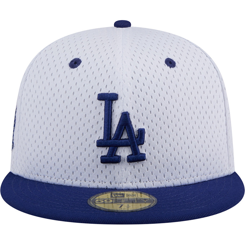 MLB Los Angeles Dodgers New Era Jersey Mesh 59FIFTY Fitted Hat