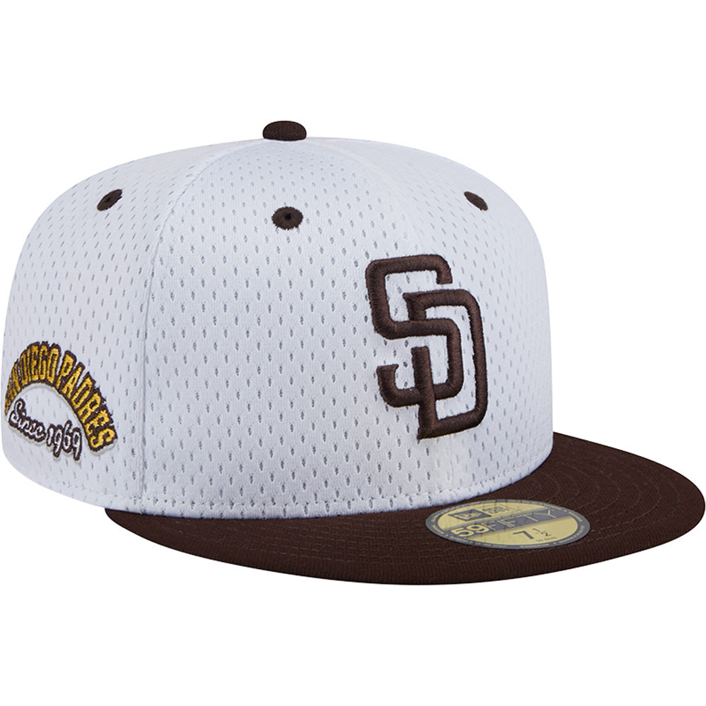 MLB San Diego Padres New Era Jersey Mesh 59FIFTY Fitted