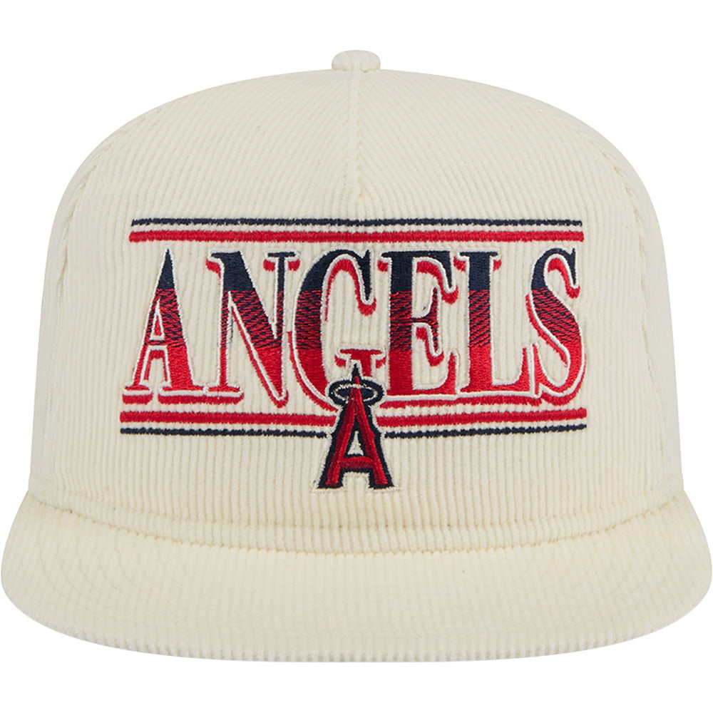 MLB Los Angeles Angels New Era Corduroy Golfer 9FIFTY Snapback