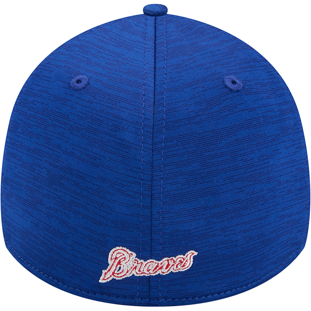 MLB Atlanta Braves New Era 2024 Clubhouse 39THIRTY Flex Fit Hat - Blue