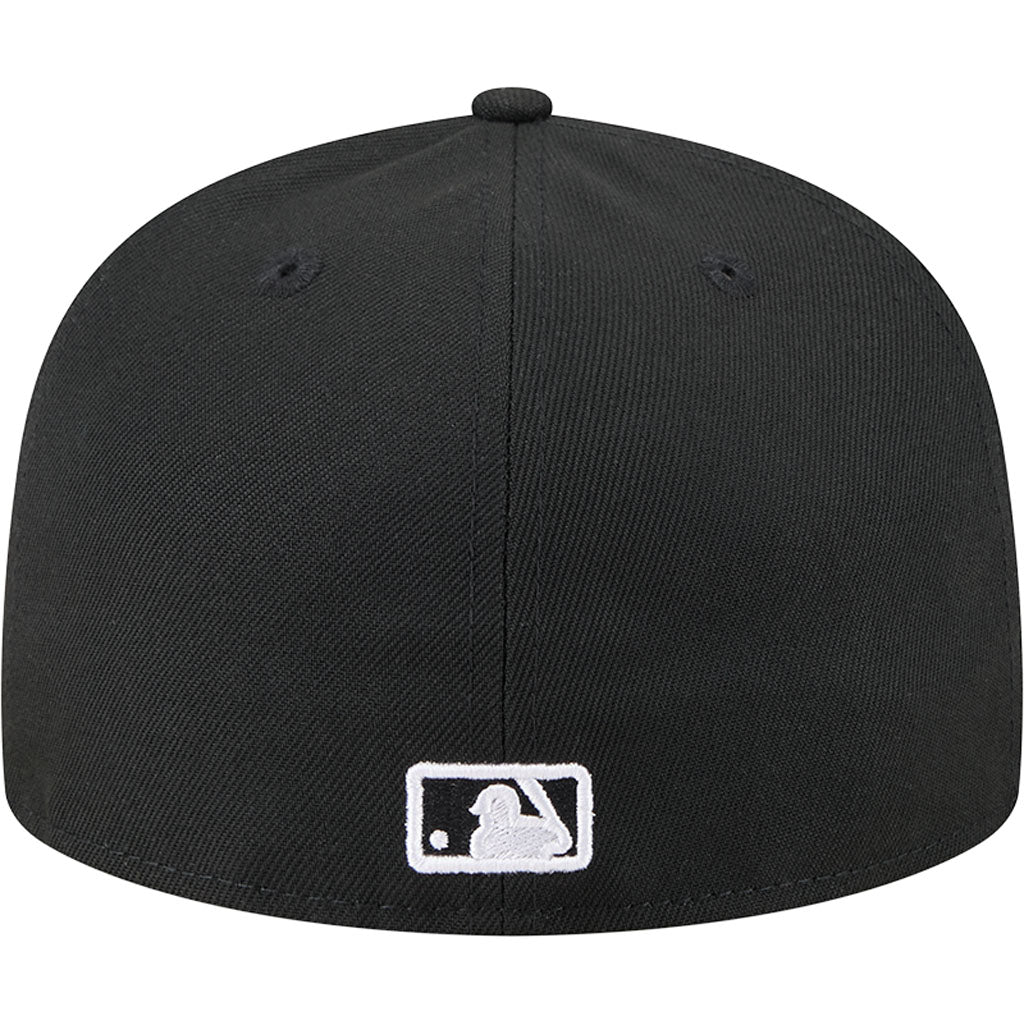 MLB Arizona Diamondbacks New Era Side Patch Black & White 59FIFTY Fitted Hat - Black