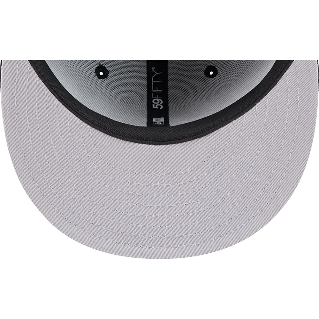 MLB Arizona Diamondbacks New Era Side Patch Black & White 59FIFTY Fitted Hat - Black