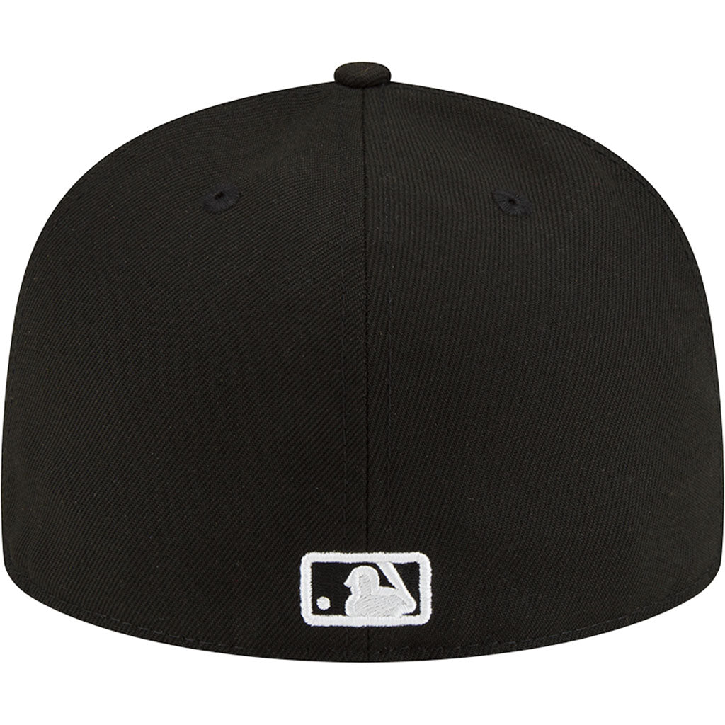 MLB Arizona Diamondbacks New Era Side Patch Black & White 59FIFTY Fitted Hat - Black