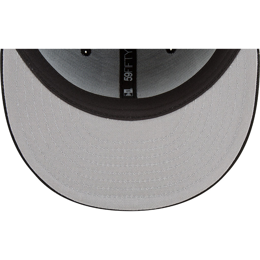 MLB Arizona Diamondbacks New Era Side Patch Black & White 59FIFTY Fitted Hat - Black