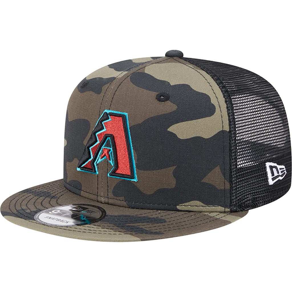 MLB Arizona Diamondbacks New Era Mesh Trucker 9FIFTY Snapback Hat - Camo