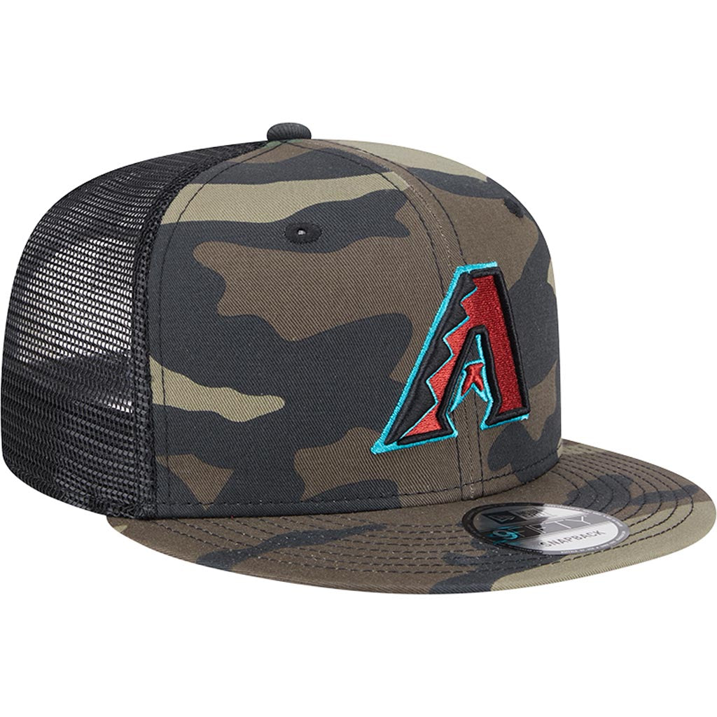 MLB Arizona Diamondbacks New Era Mesh Trucker 9FIFTY Snapback Hat - Camo