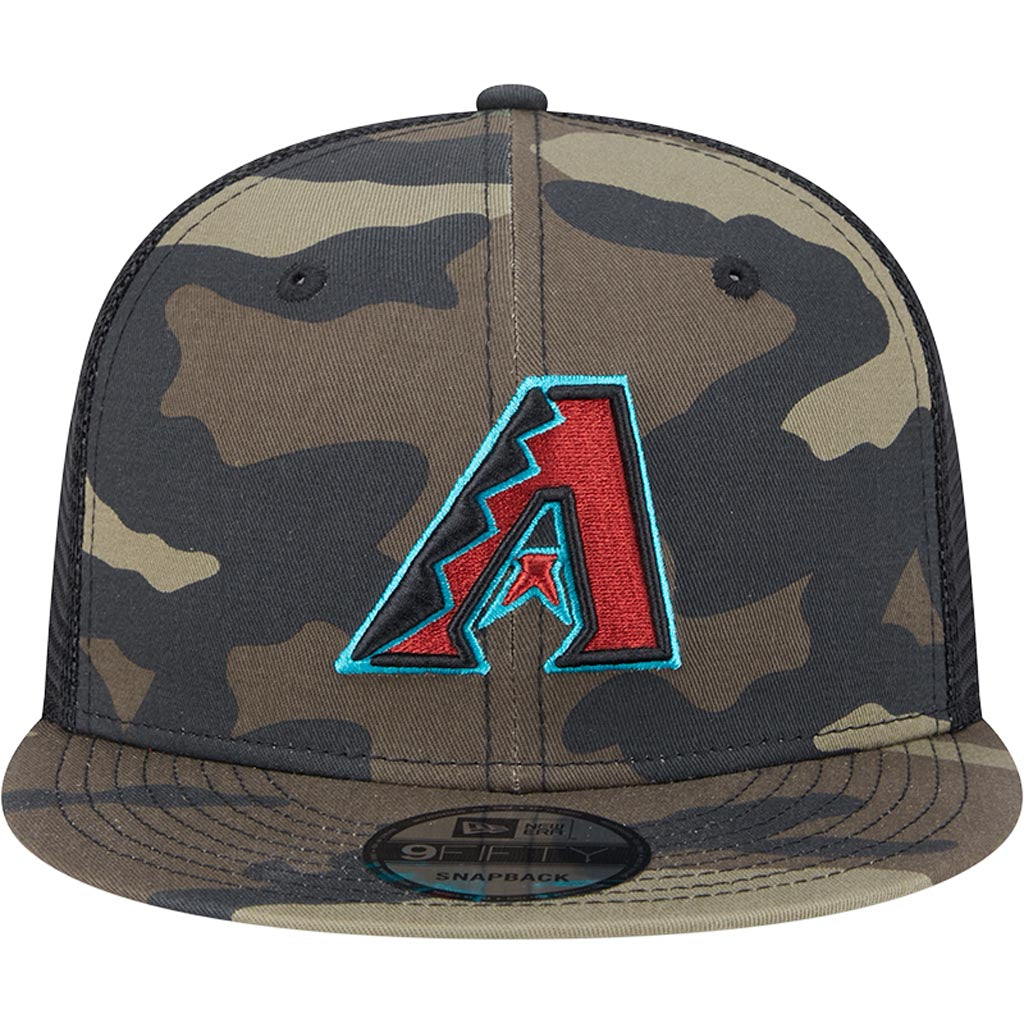 MLB Arizona Diamondbacks New Era Mesh Trucker 9FIFTY Snapback Hat - Camo