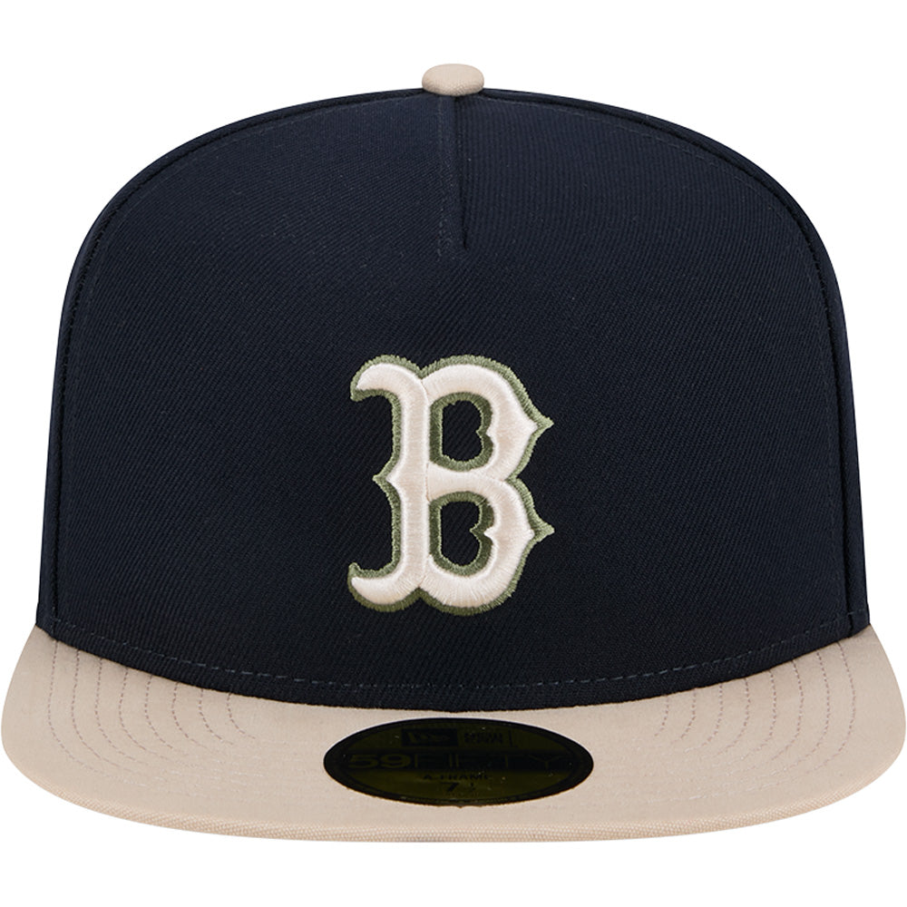 MLB Boston Red Sox New Era Canvas A-Frame 59FIFTY Fitted