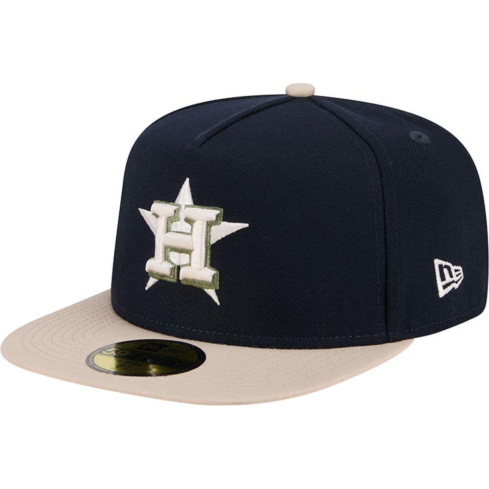 MLB Houston Astros New Era Canvas A-Frame 59FIFTY Fitted