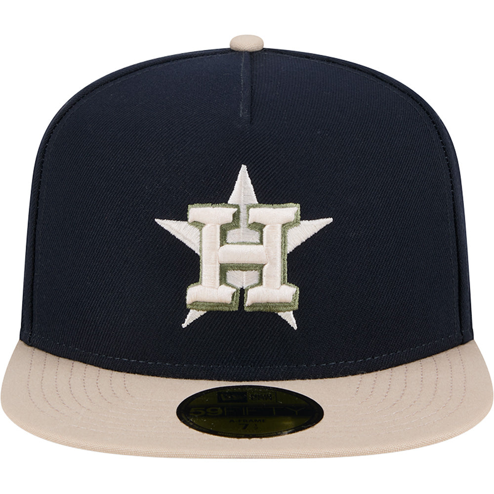 MLB Houston Astros New Era Canvas A-Frame 59FIFTY Fitted