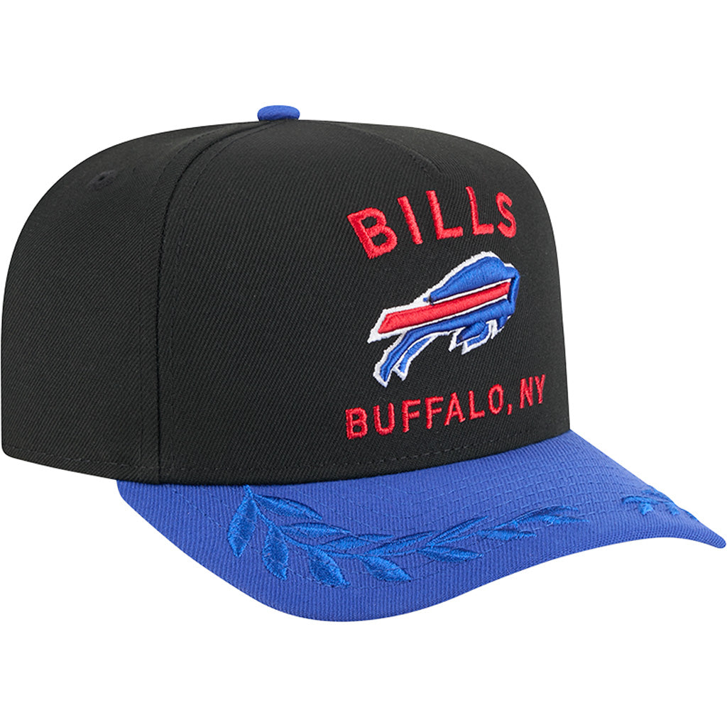 NFL Buffalo Bills New Era 2025 Draft 9FIFTY A-Frame Hat - Black