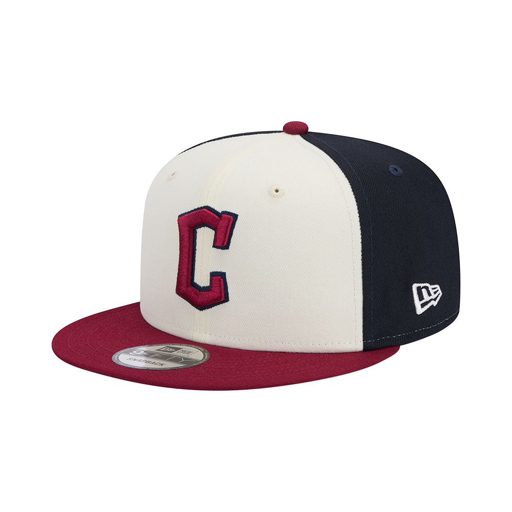 MLB Cleveland Guardians New Era City Connect 9FIFTY Snapback Hat - Cream
