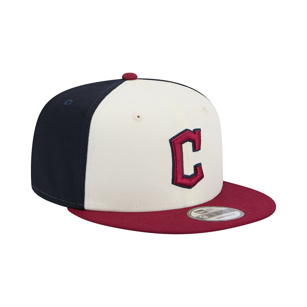 MLB Cleveland Guardians New Era City Connect 9FIFTY Snapback Hat - Cream