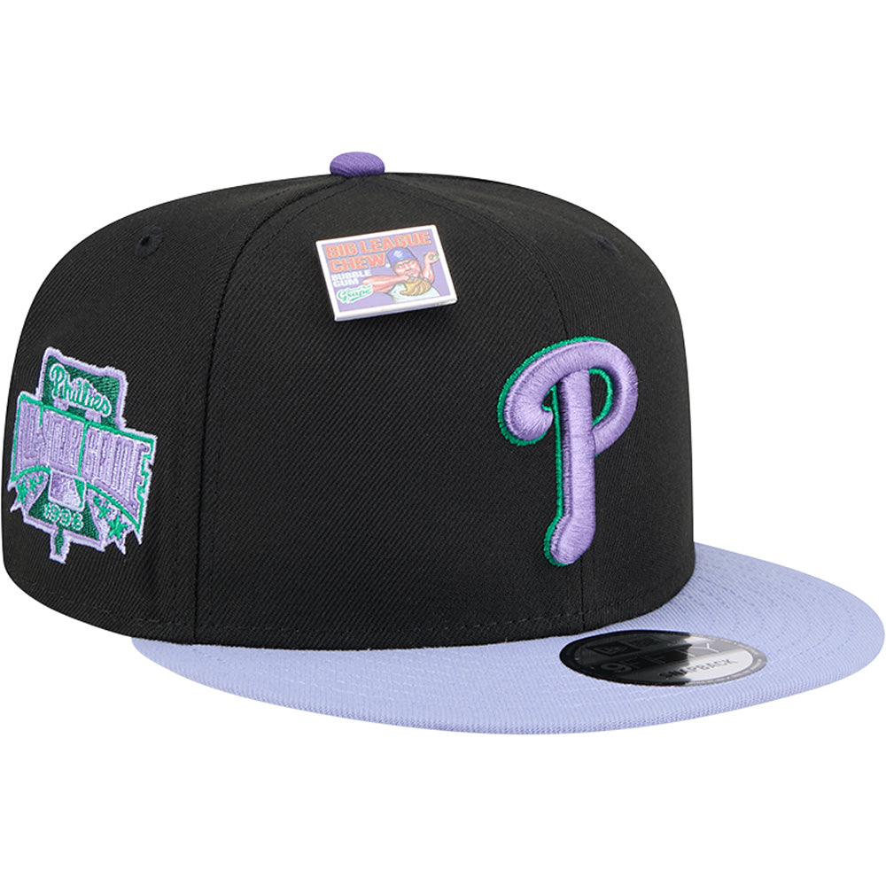 MLB Philadelphia Phillies New Era Big League Chew Grape 9FIFTY Snapback