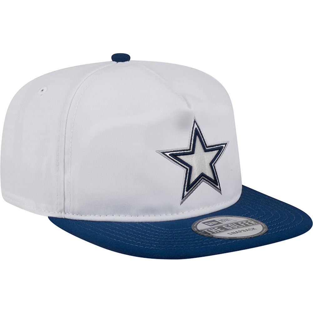 NFL Dallas Cowboys New Era 2024 Training Golfer Snapback Hat - White