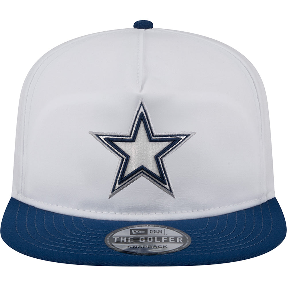 NFL Dallas Cowboys New Era 2024 Training Golfer Snapback Hat - White