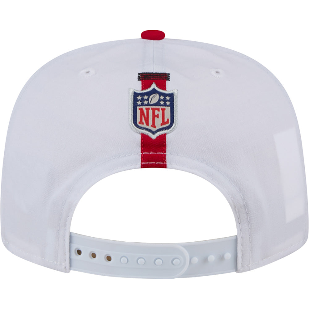 NFL San Francisco 49ers New Era 2024 Training Golfer Snapback Hat - White